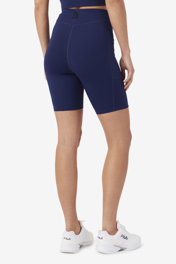 Tiana Bike Short Navy Fila UK