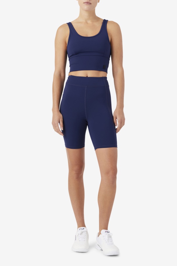 Tiana Bike Short Navy Fila UK