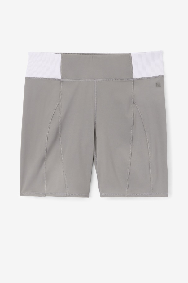 Fila UK Forza 8" Texture Bike Short Gargoyle/Lavender Blue