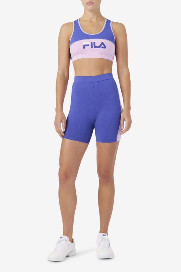 Blue/Orchid/Blue/White Davina Bike Short Fila UK