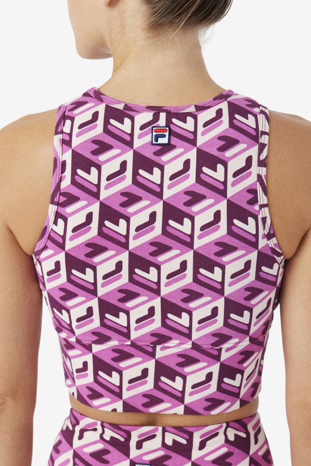 Rouge/Potpourri/Grape Wine Emmaline Tank Fila UK