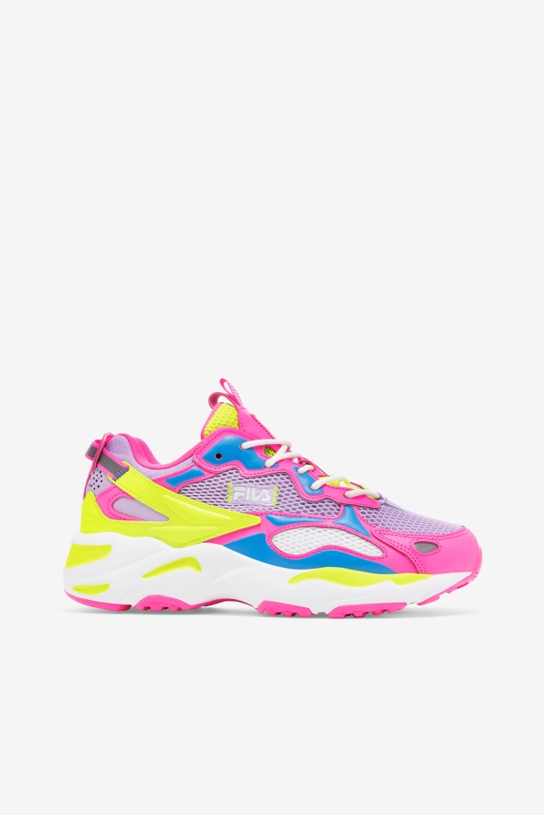 Crocus Petal/Pink/Yellow Women's Ray Tracer Apex Fila UK
