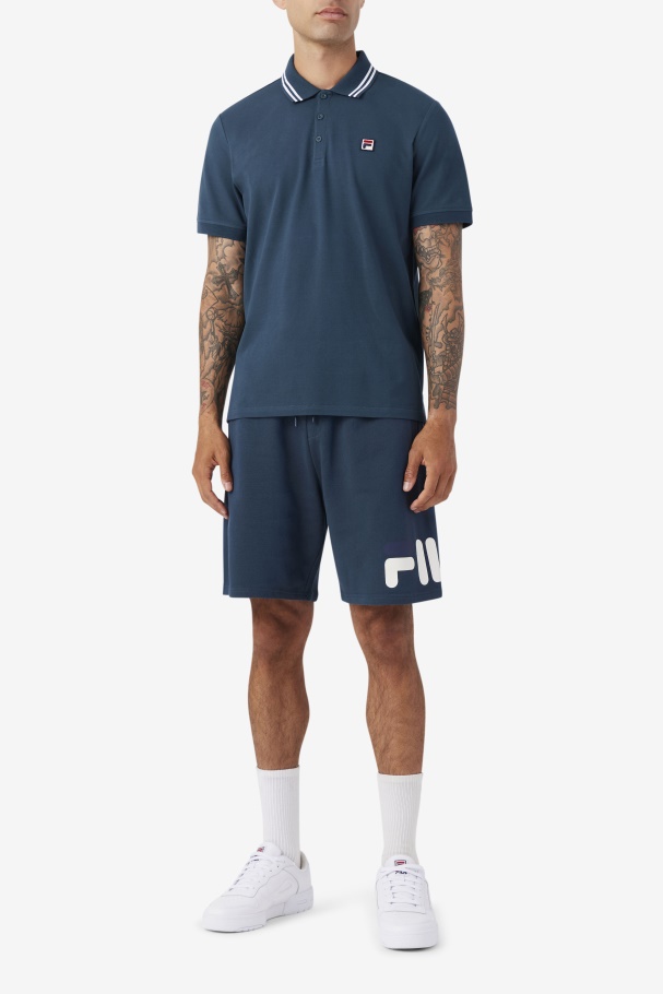 Fila UK Teal/Egret/Navy Zeshawn Short