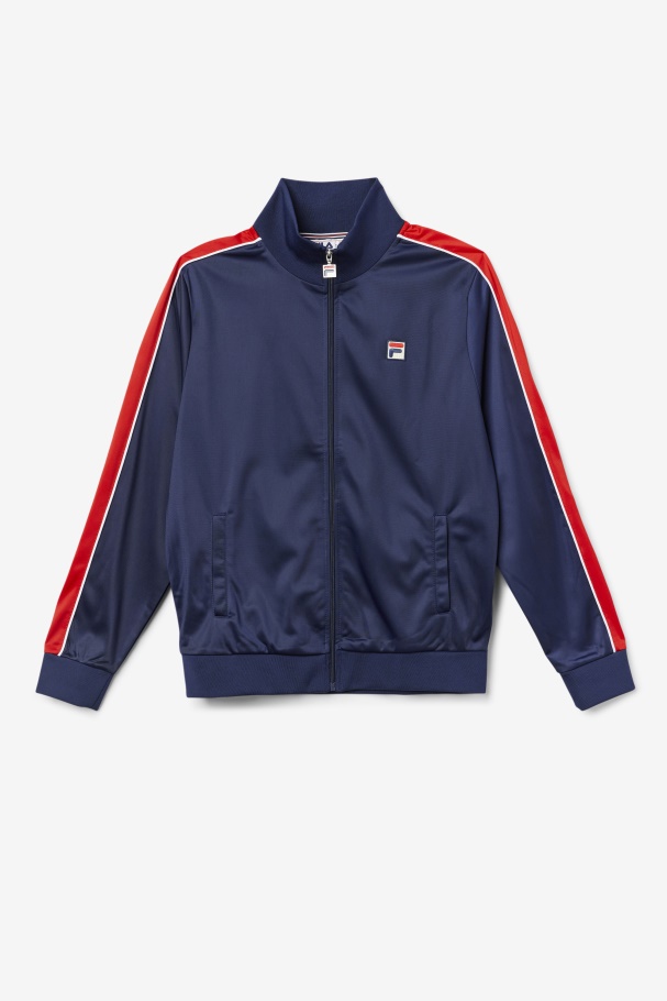 Fila UK Navy/Red/White Wicks Track Jacket