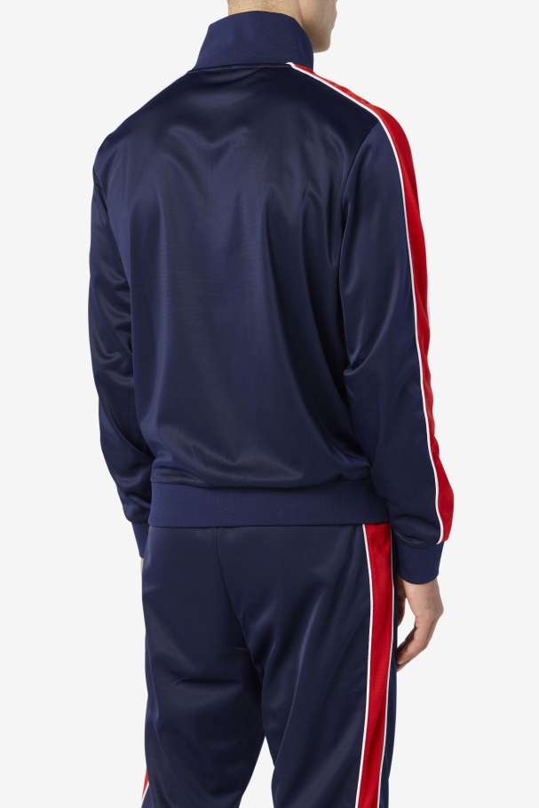Fila UK Navy/Red/White Wicks Track Jacket