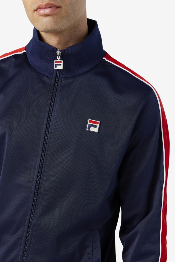 Fila UK Navy/Red/White Wicks Track Jacket