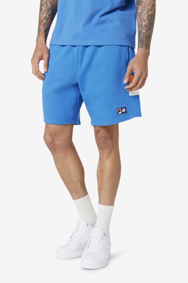 Langlen Short Fila UK Strong Blue/White/Coral Rose