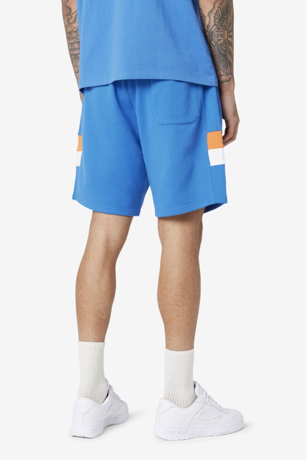 Langlen Short Fila UK Strong Blue/White/Coral Rose