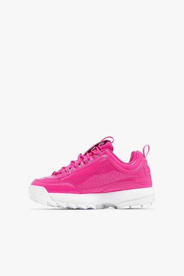 Little Kids\' Disruptor 2 Premium Iri Purple/Iridescent/Iridescent Fila UK