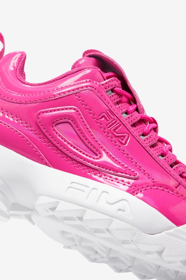 Little Kids\' Disruptor 2 Premium Iri Purple/Iridescent/Iridescent Fila UK