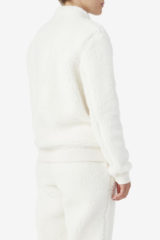 Fila UK Egret/Jacaranda/Deep Lake Freyja Sherpa Jacket