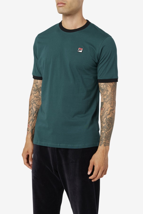 Fila UK June Bug/Black Marconi Ringer Tee
