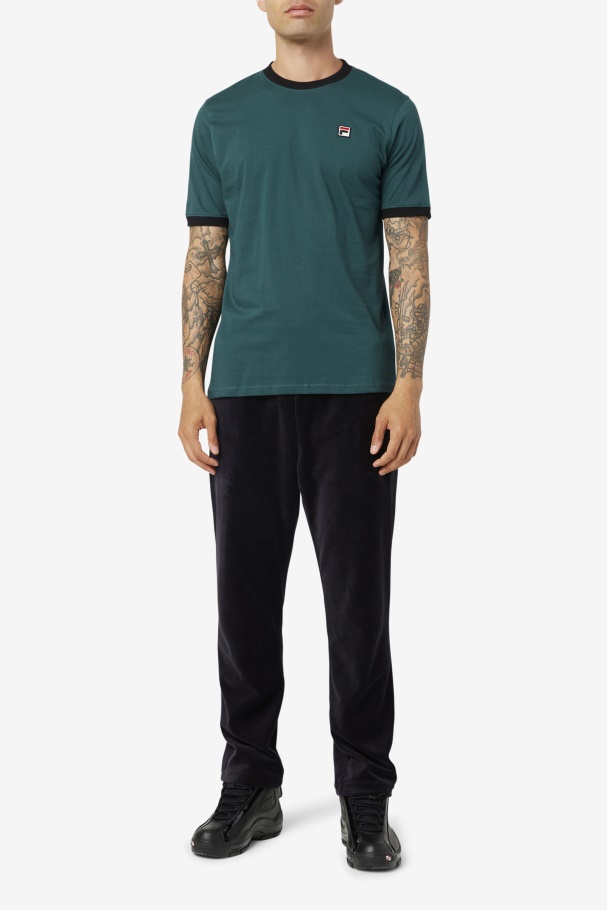 Fila UK June Bug/Black Marconi Ringer Tee