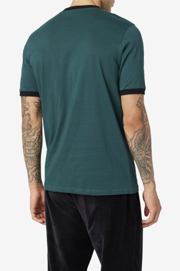 Fila UK June Bug/Black Marconi Ringer Tee