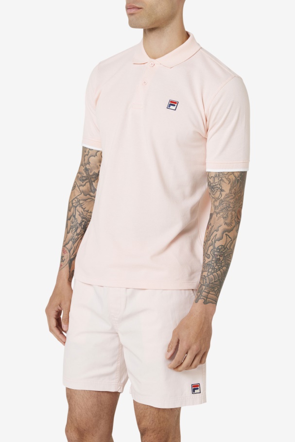 Custom Polo Fila UK Pink