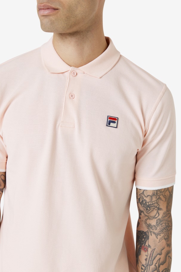 Custom Polo Fila UK Pink