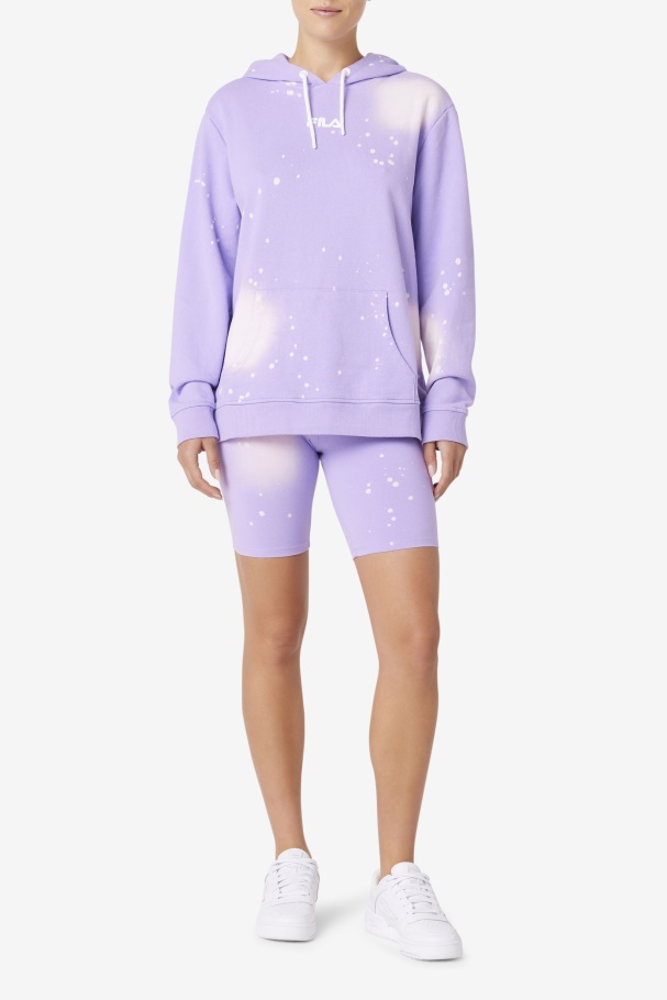 Fila UK Taima Tie Dye Bike Short Viola Tie Dye