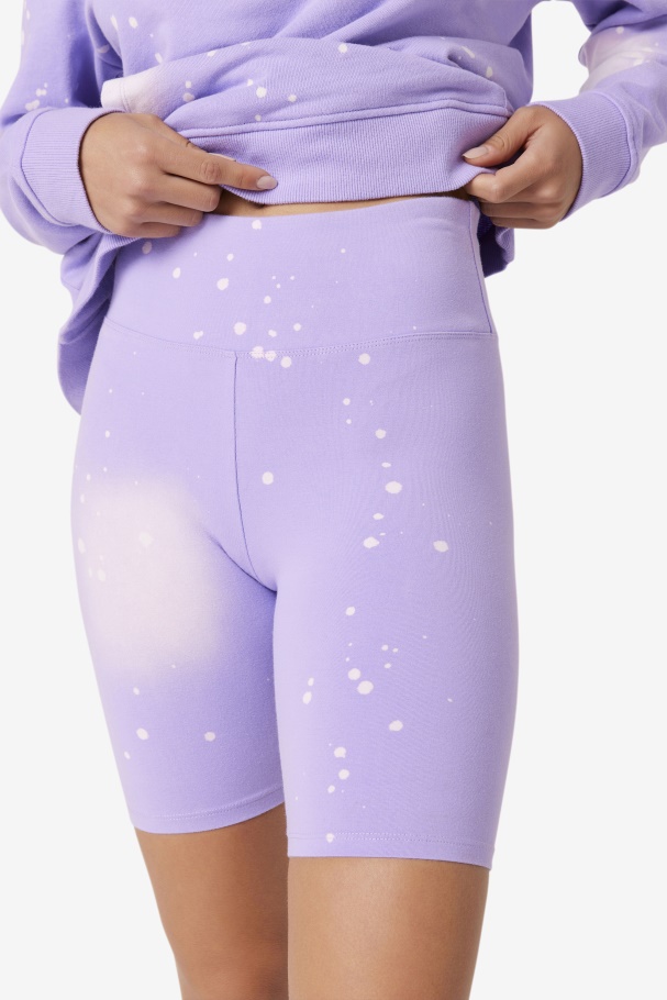 Fila UK Taima Tie Dye Bike Short Viola Tie Dye
