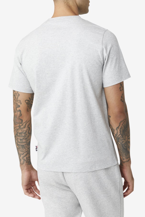Light Grey Derion Tee Fila UK