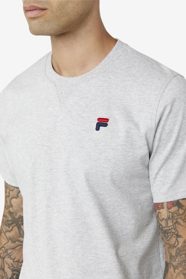 Light Grey Derion Tee Fila UK