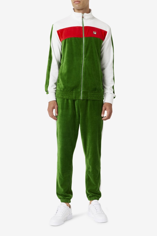 Fila UK Formal Garden/White/Red Brice Velour Pant