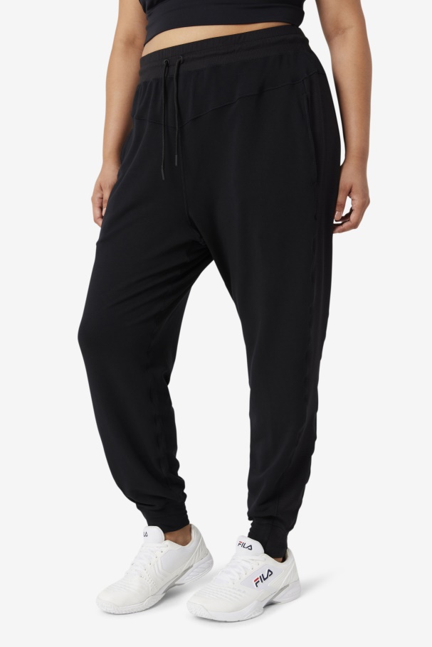 Fila UK Fi-Lux Texture Jogger Black