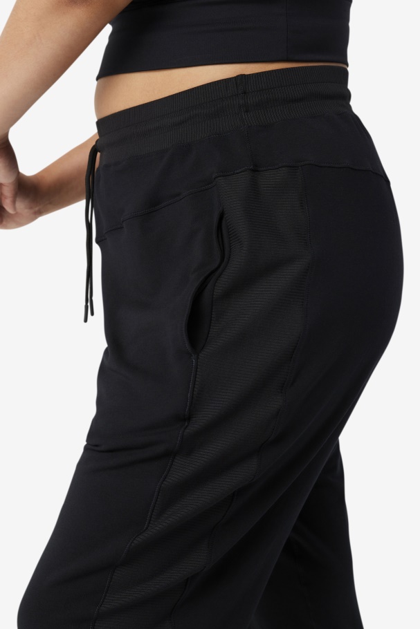Fila UK Fi-Lux Texture Jogger Black