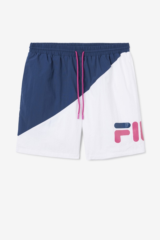 Fila UK Navy/White/Purple Ama Swim Short