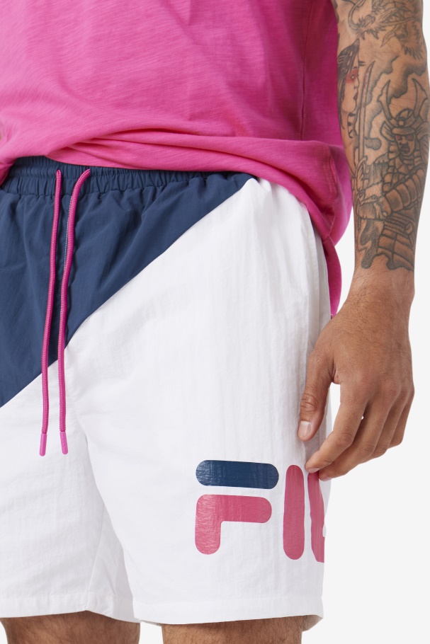 Fila UK Navy/White/Purple Ama Swim Short