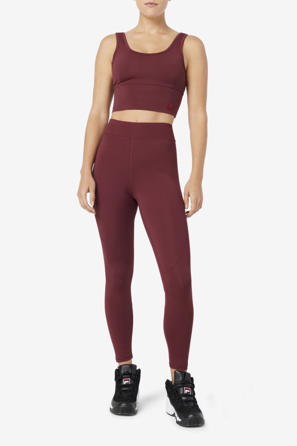 Fila UK Kora Bra Top Tawny Port