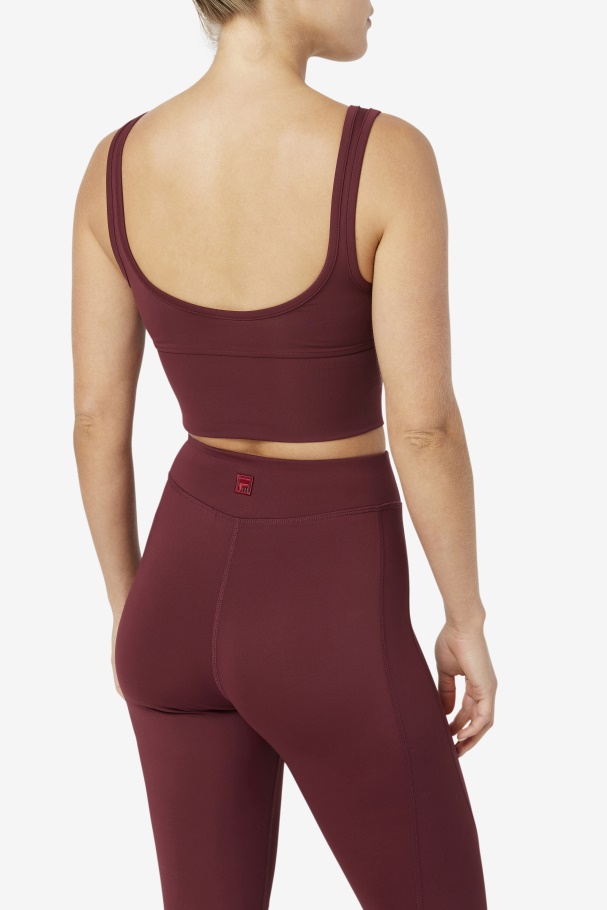 Fila UK Kora Bra Top Tawny Port