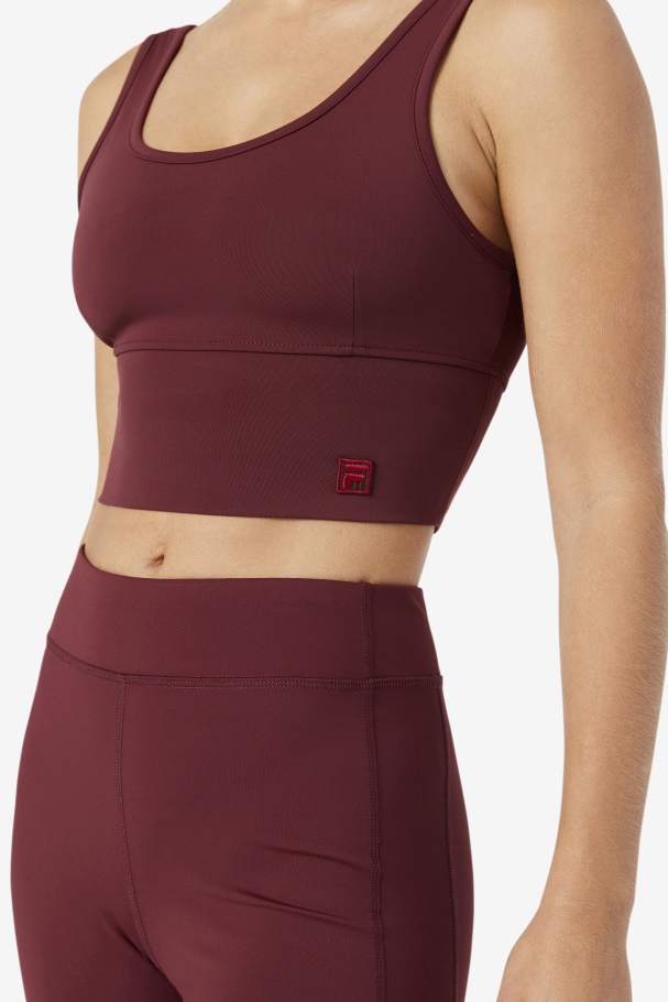 Fila UK Kora Bra Top Tawny Port