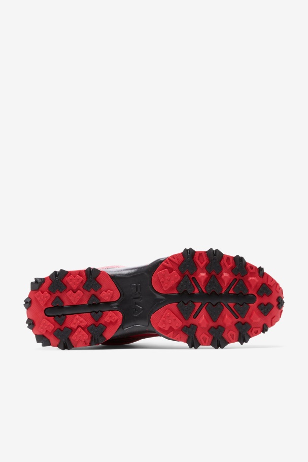 Men\'s Oakmont Tr Mid Fila UK Red/Black/Metallic Silver