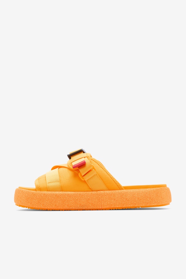 Saffron/Red Fila UK Men\'s Atlas Slide