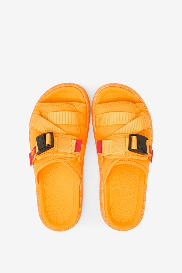 Saffron/Red Fila UK Men\'s Atlas Slide