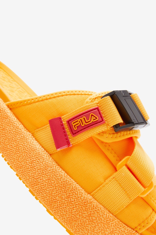 Saffron/Red Fila UK Men\'s Atlas Slide