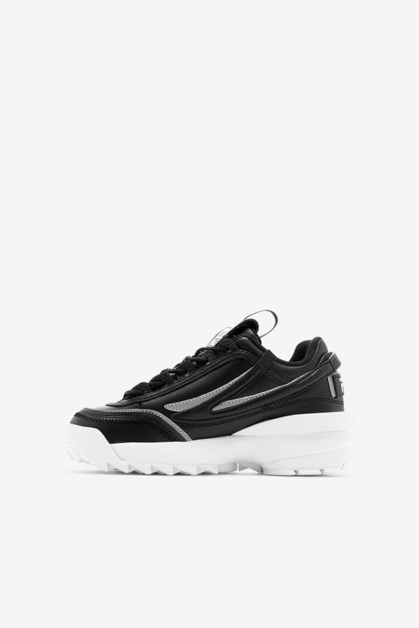 Black/White Little Kids\' Disruptor 2 EXP Fila UK