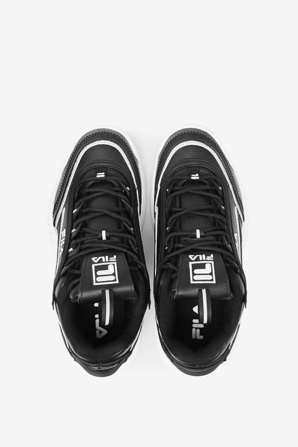 Black/White Little Kids\' Disruptor 2 EXP Fila UK