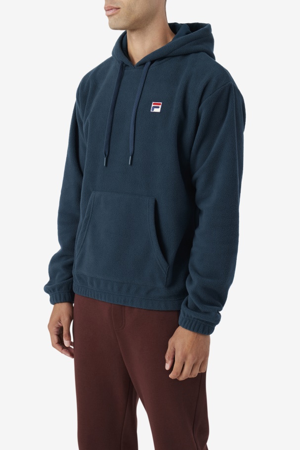 Finn Fleece Hoodie Fila UK Teal