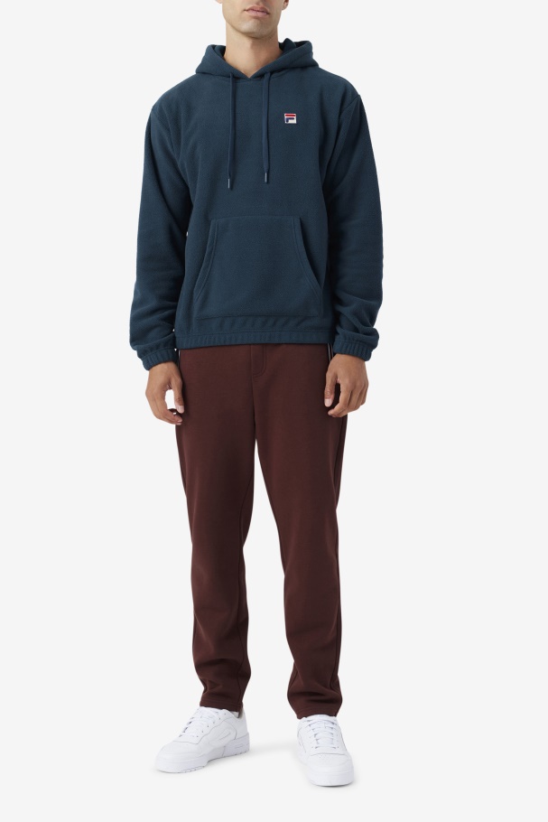 Finn Fleece Hoodie Fila UK Teal