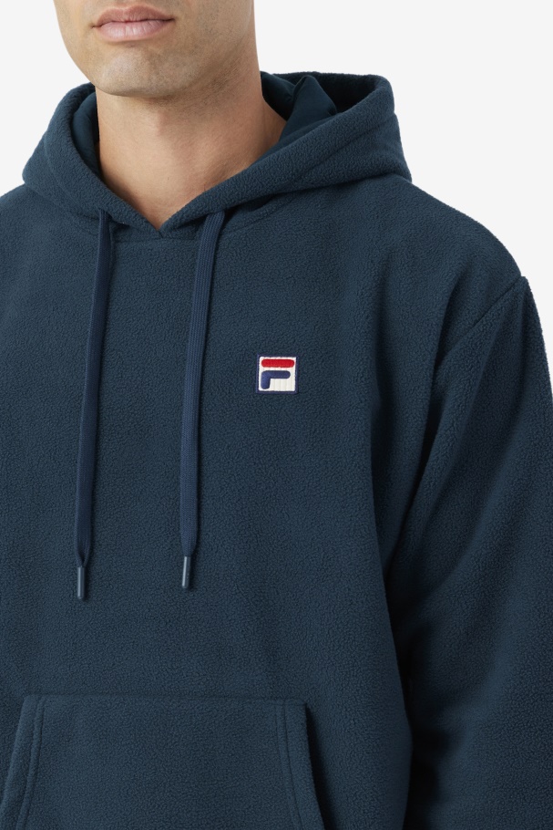 Finn Fleece Hoodie Fila UK Teal