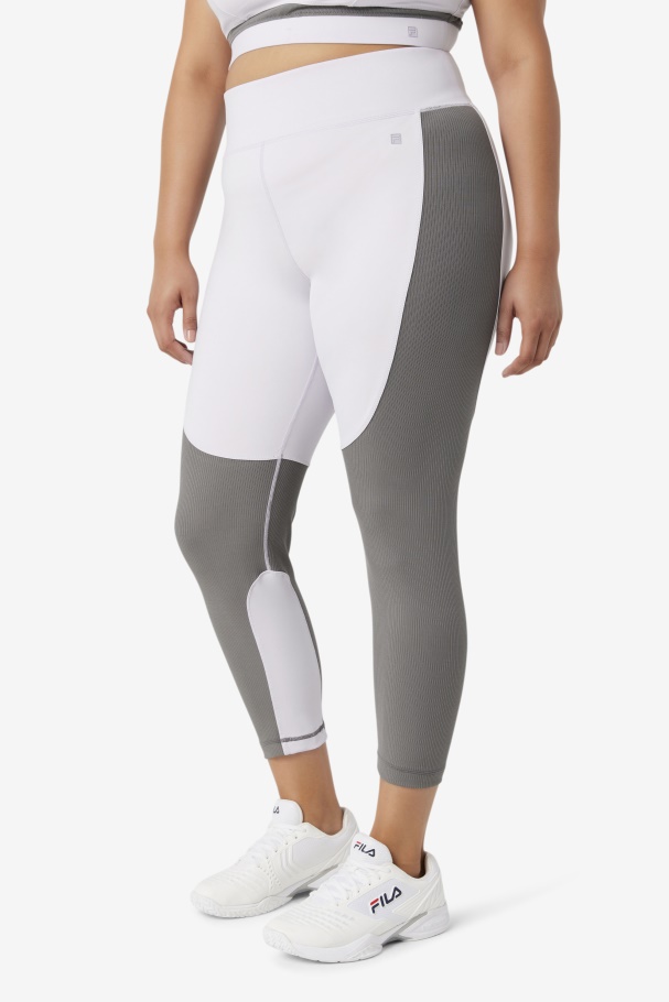 Fila UK Lavender Blue/Gargoyle Forza Textured Long Legging