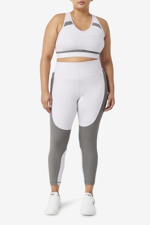 Fila UK Lavender Blue/Gargoyle Forza Textured Long Legging