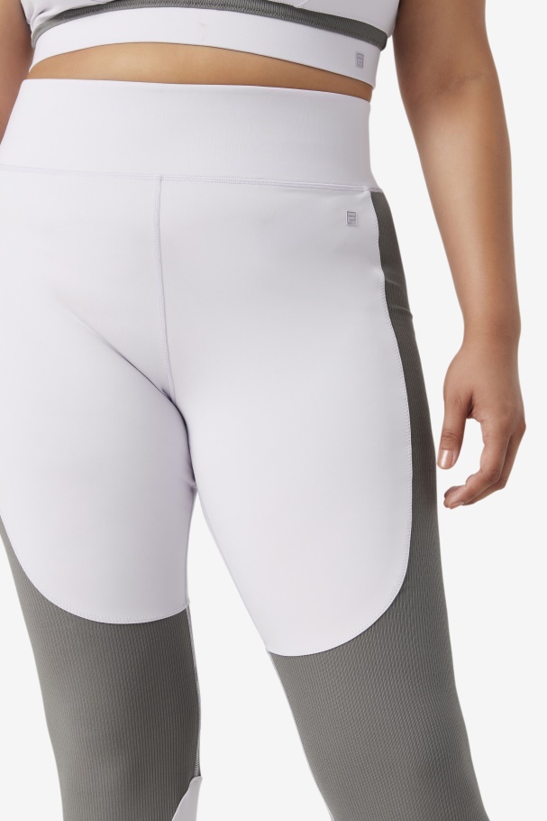 Fila UK Lavender Blue/Gargoyle Forza Textured Long Legging