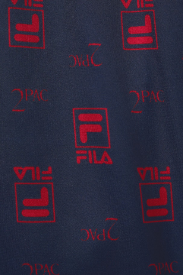 Navy/Red Fila UK 2Pac Logo Print Boxer