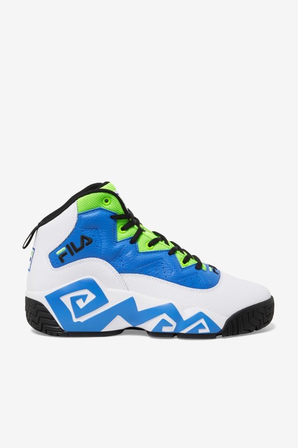 Men's MB White/Blue/Green Fila UK