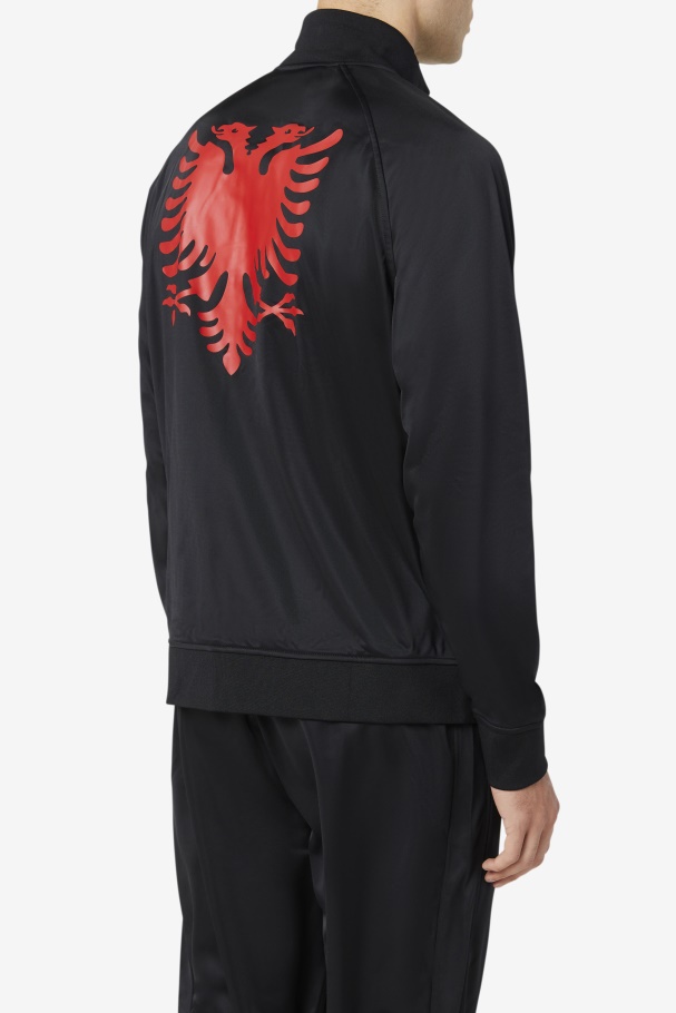 Fila UK Albania Track Jacket Black/Red