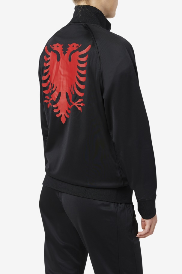 Fila UK Albania Track Jacket Black/Red