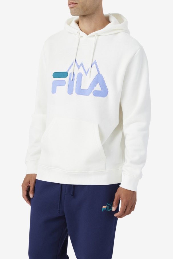 Nan Hoodie Egret/Jacaranda/Deep Lake Fila UK