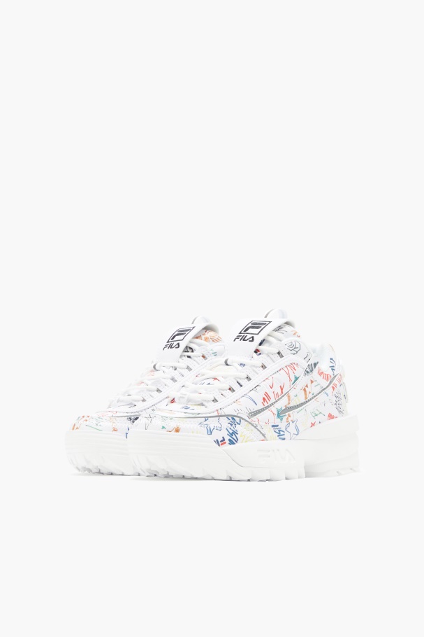 Little Kids\' Disruptor 2 EXP Black/White/Multi Fila UK